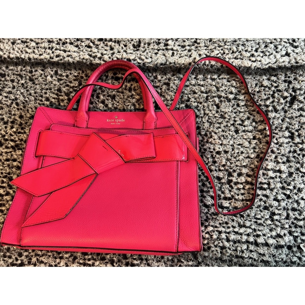 Kate Spade Pink Helena Box Valley Satchel with Strap - Picture 2 of 10